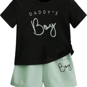Kids Dress for Boys | Printed Cotton T-Shirt and Short Set