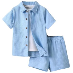 Boys Half Sleeve Shirt and Shorts Set | Kids Clothing Set | Comfortable & Stylish Kids Dress