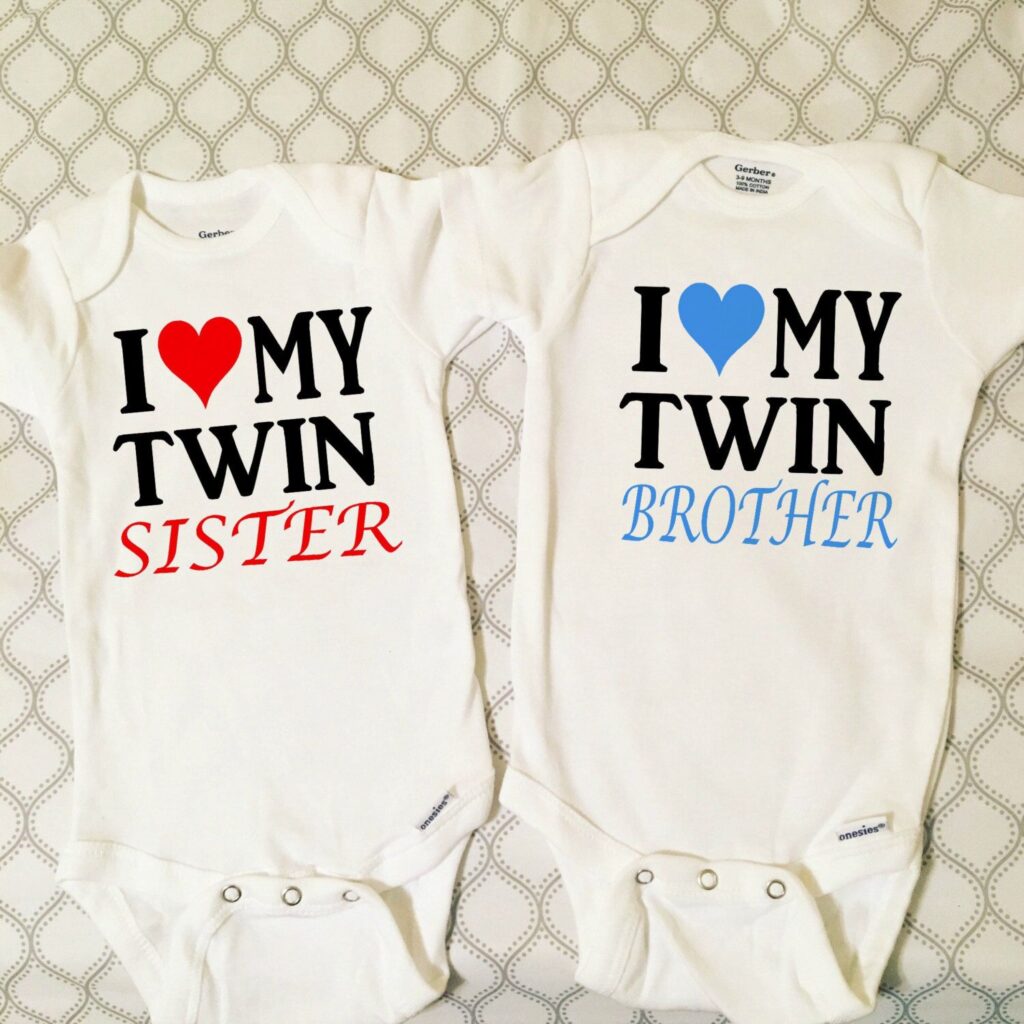 cute twin clothes for baby boys/girls
